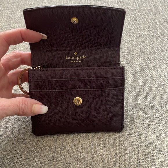 Kate Spade Mini Bifold Wallet Keychain - Picture 5 of 6